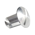 Silver BHR Fabrications Dzus Button on white background