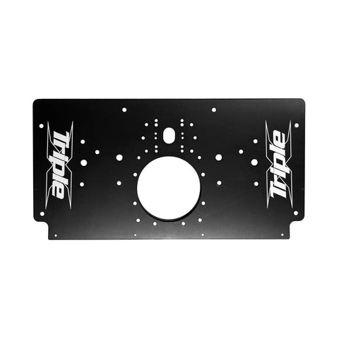 Triple X Sprint Car Motor Plate - Raised Rail